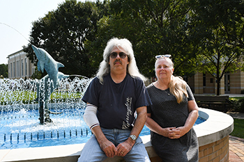 Mark Evans and Deborah D. Fries at Wor-Wic